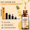 Glucosamine Chondroitin MSM Liquid Drops FSA-HSA - Joint Support Supplement for Mobility, Flexibility & Bones Chondroitin Sulfate Supplement Turmeric, Quercetin, Bromelain, MSM Oil 2 FL.OZ view 4