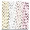 100 pcs Metallic Foil Paper Straws, Rose Gold Silver Red Pink Blue Green Stripe Dot Star Heart Wave Solid Rainbow Drinking Straws, Party Cocktail Beverage Cake Pop Sticks (Metallic Foil Heart) view 3