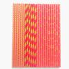100 pcs Metallic Foil Paper Straws, Rose Gold Silver Red Pink Blue Green Stripe Dot Star Heart Wave Solid Rainbow Drinking Straws, Party Cocktail Beverage Cake Pop Sticks (Red Gold Foil) view 3