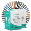 Avistar 160 Prepasted Disposable Toothbrushes Individually Wrapped - Single Use Pre Pasted Disposable Toothbrushes with Toothpaste Built in - Waterless Toothbrush for Travel, Guests, Hotel, & Camping view 1