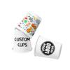 illuzoon 100-1000PCS Personalized Coffee Cups with Logo, Custom Disposable Cups for Hot and Cold Drinks, Paper Cups for Party, Picnic, Travel and Events (9oz) view 1