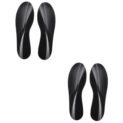 FRCOLOR 2pairs Breathable Shock Absorption Shoe Insoles Comfortable Non- Foot Pads for Sports Lightweight and Portable Design for Daily Activities