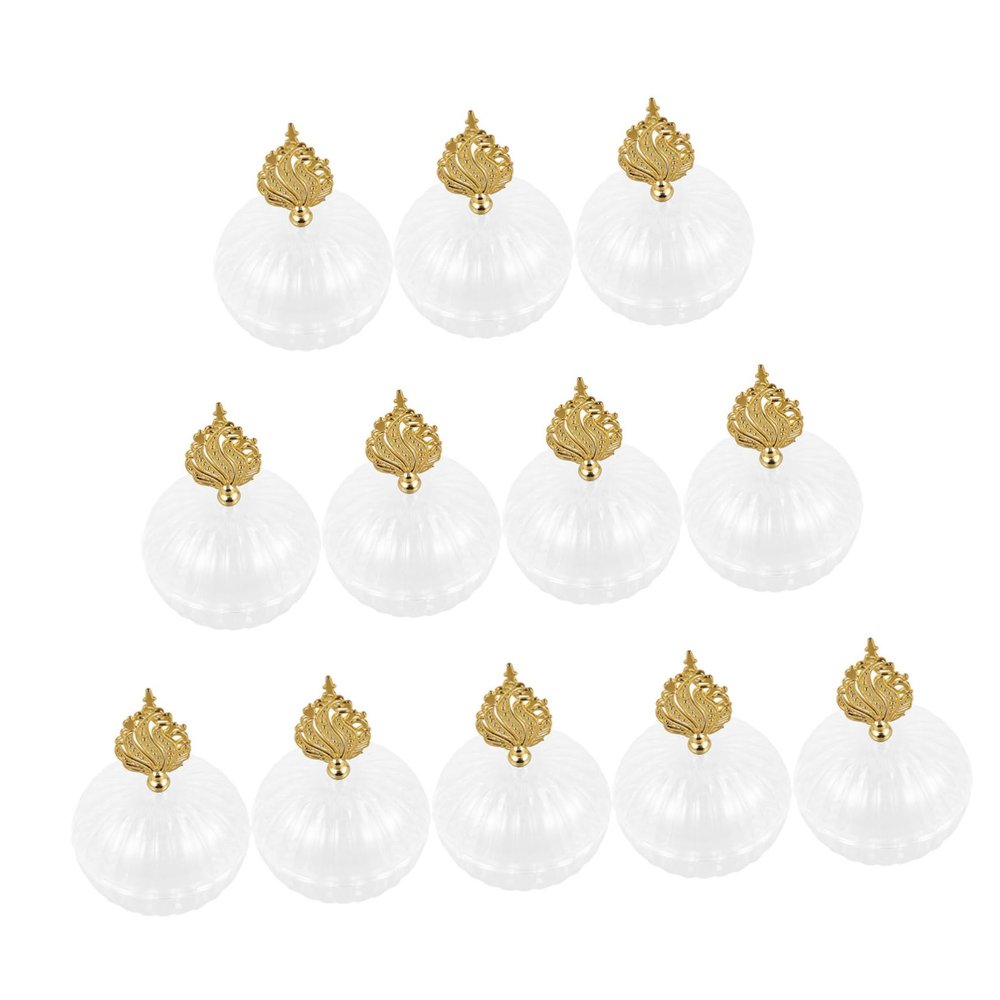 MOLUCKFU 12pcs Favor Boxes Accents Chic Candy Wrapping Boxes for Weddings Birthdays and Parties Elegant Treat Packaging for Guests