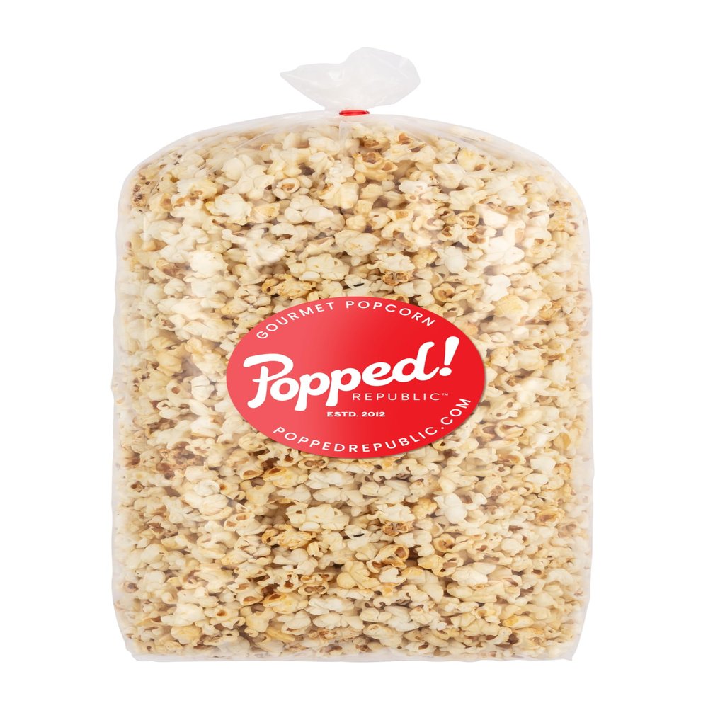 Popped! Republic Gourmet Kettle Corn, Extra Large Bags, 35 Cups Per Bag