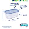 Peanut Soft Candy Dadinho, 6.3 oz Bag | Traditional Square Brazilian Sweet with Peanuts | Includes 14 oz BPA-Free Food Storage Container | Doce Quadrado de Amendoim | Ganhe Pote Pop Quadrado 400 ml view 3