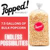 Popped! Republic Cookies & Cream Kettle Corn with White Chocolate Drizzle, Non GMO Popcorn. Party Size Bulk 120 Cups, 7.5 Gallons Per Bag view 4