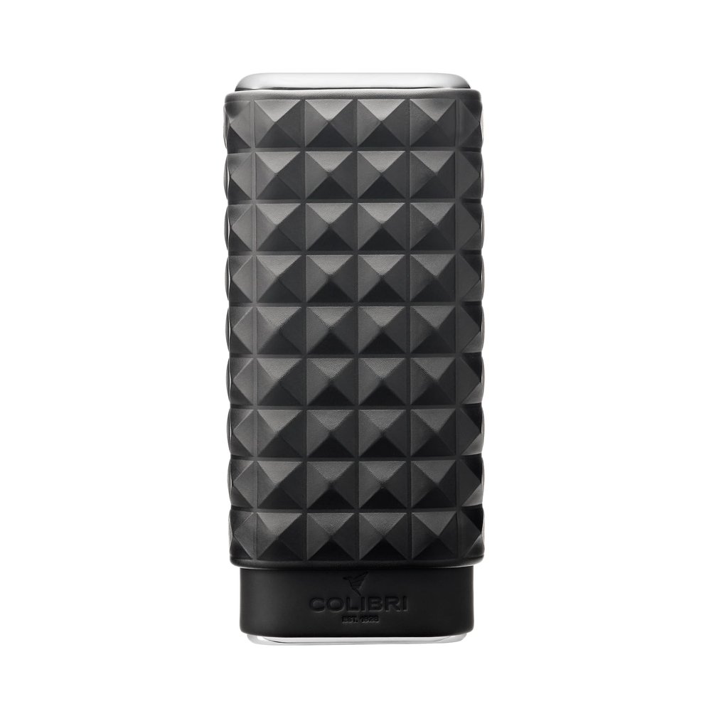 Colibri, Est. 1928 Quasar Triple Cigar Case, Black