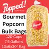 Popped! Republic Buffalo Spiced and White Cheddar Air Popped, Gluten Free, Popcorn. Party Size Bulk 120 Cups, 7.5 Gallons Per Bag view 2