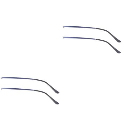 TOVINANNA 2pairs Glasses Replacement Temple Comfortable Metal Arm for Sunglasses Glasses Easy to Install Prevents Frame Damage