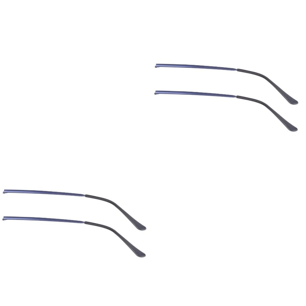 TOVINANNA 2pairs Glasses Replacement Temple Comfortable Metal Arm for Sunglasses Glasses Easy to Install Prevents Frame Damage