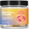 All In Nutritionals AM Multi-Vitamin +: Vegan, Food-Based Multivitamin with Vitamin D3, K2, B12, Iron, and Ionic Fulvic Acid view 1