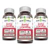 Amazing Formulas Acetyl L-Carnitine Hcl 1500 mg Per Serving Veggie Capsules Supplement | Non-GMO | Gluten Free | Made in USA | Suitable for Vegetarians (Pack of 3 | 120 Count) view 1