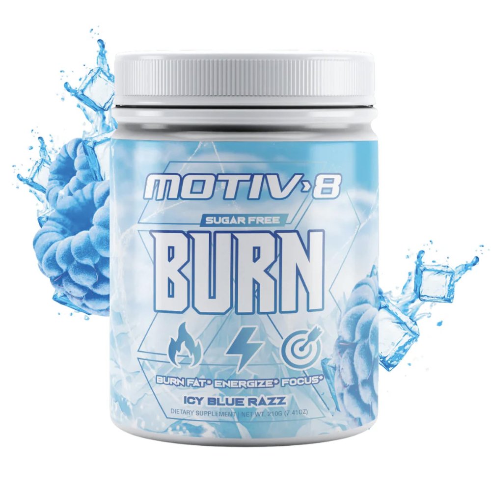 Motiv-8 Pre-Workout Peformance, Sugar Free Pre-Workout, Boost Energy and Focus, Improve Workouts, Enhances Mood (30 Servings, ICY Blue Razz)