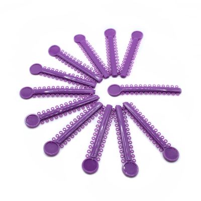 1040 O-Rings - Orthodontic Elastomeric Ligature Ties for Braces. Elastic O-Ring Rubber Bands for Orthodontic Brackets. (Grape)