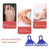Alomejor Foot Stretcher, Muscle Relaxation Foot Massager Adjustable Stretching Band for Fitness Enthusiasts Office Workers Daily use Home Gym Travel view 3