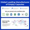ATLEMISME Empty Vegan Capsules Size 000 - Vegan Capsules Empty (1000 Count) Empty Capsules DIY Vegetable Capsule Filling - Veggie Capsules Empty Caps with 2 Micro Lab Spoons for Capsule Filling view 4