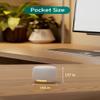 Babelio White Noise Sound Machine, Night Light, Mini and Portable, 15 Non-looping Sounds, Timer, Memory Function, for Adults Baby, Travel, White view 2
