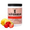 Superieur ElectrolytesPlant Based Electrolyte Supplement w/Sea Minerals for Hydration & RecoveryKeto Friendly, Non-GMO, Zero Sugar, Vegan Healthy Sports Drink PowderStrawberry Lemon(70 Serv) view 1