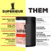 Superieur ElectrolytesPlant Based Electrolyte Supplement w/Sea Minerals for Hydration & RecoveryKeto Friendly, Non-GMO, Zero Sugar, Vegan Healthy Sports Drink PowderStrawberry Lemon(70 Serv) view 2