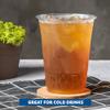 Freshware 12 oz Clear Disposable Plastic Cups, 100 Pack Clear Plastic Cups Tumblers, Heavy-duty Party Glasses, Disposable Cup for Thanksgiving, Halloween, Christmas Party view 4