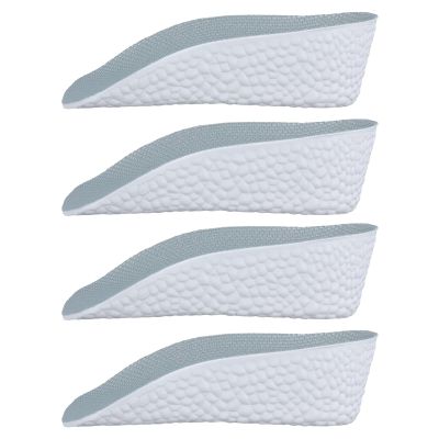 2 Pairs Orthopedic High Pads, 1.38 Inch Orthopedic Height Increase Insoles Arch Support Insoles High Pads Orthopedic High Heel Pads for Men Women(Gray)