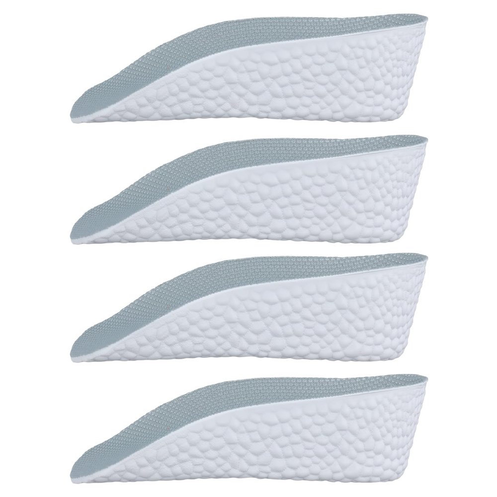 2 Pairs Orthopedic High Pads, 1.38 Inch Orthopedic Height Increase Insoles Arch Support Insoles High Pads Orthopedic High Heel Pads for Men Women(Gray)