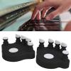 1 Pair Anti Folding Piano Finger Strength Training Exerciser, Hand Corrector Device for Solo Piano Training (Black) view 4