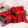 1-1/2 Inch Red Satin Ribbon,50 Yards Red Christmas Ribbon for Gift Wrapping,Xmas Tree Wedding Valentines Day Decoration,DIY Flower Bouquet Bows view 4