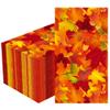 100 PCS Fall Leaves Paper Napkins Thanksgiving Disposable Guest Napkins 3-ply Maple Leaf Paper Hand Towels Harvest Decorative Dinner Napkin for Thanksgiving Autumn Wedding Birthday Party Supplies view 1