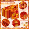 100 PCS Fall Leaves Paper Napkins Thanksgiving Disposable Guest Napkins 3-ply Maple Leaf Paper Hand Towels Harvest Decorative Dinner Napkin for Thanksgiving Autumn Wedding Birthday Party Supplies view 3