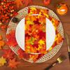 100 PCS Fall Leaves Paper Napkins Thanksgiving Disposable Guest Napkins 3-ply Maple Leaf Paper Hand Towels Harvest Decorative Dinner Napkin for Thanksgiving Autumn Wedding Birthday Party Supplies view 4