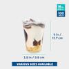 Freshware 16 oz Clear Disposable Plastic Cups, Clear Plastic Cups Tumblers, Heavy-duty Party Glasses, Disposable Cups for Thanksgiving, Halloween, Christmas Party, 16 Oz Cups, 100 Count (Pack of 1) view 3