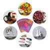 120 Pack Plastic Resealable Bags Iridescent Holographic Packaging Bags Ziplock Plastic Bag Gift Pouch Baggies 6 Sizes for Jewelry Lip Gloss Small Business Gift Storage Packaging view 4
