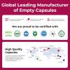 ATLEMISME Empty Gelatin Capsules Size 2 - Gelatin Capsules Empty (500 Count) Empty Capsules DIY Gelatin Capsule Filling - Gel Capsules Empty Caps with 2 Micro Lab Spoons for Capsule Filling view 3