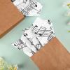 100Sheets Musical Notes Tissue Paper Black White Staff Pattern Gift Wrapping Tissue for Birthday Party Baby Shower Wedding Bridal Shower DIY Craft, 19.7 x 13.8 Inch view 3