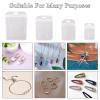 100Pcs Resealable Mylar Ziplock Bags Clear Zip Poly Bags Clear Self-Sealing Plastic Zip Bags Jewelry Bags Transparent Lock Bag for Storing Bracelets Rings Earrings Ziplock Pouch view 4