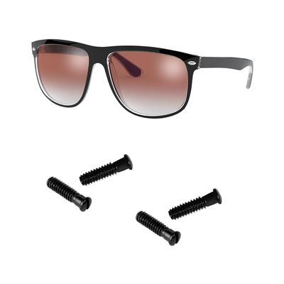 Replacement Screws for ray ban RB4147 BR4184 RB4190 RB4175 Sunglasses Repair Kit (Set of 4),Screwdriver (Black)