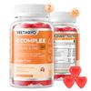 B Complex 50 Gummies ,Methylated B Complex with Vitamin C,Choline & Zinc - Active Methylated B-Complex for Energy,Methylated Support - All B Vitamins - B1,B2,B3,B5,B6,B7,B9,B12 - Sugar Free,120 Count view 1