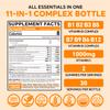B Complex 50 Gummies ,Methylated B Complex with Vitamin C,Choline & Zinc - Active Methylated B-Complex for Energy,Methylated Support - All B Vitamins - B1,B2,B3,B5,B6,B7,B9,B12 - Sugar Free,120 Count view 2