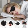 Tyqour 2pcs 3D Pirate Medical Eye Patches for Adults Kids Left Eyes, Adjustable Eyepatch for Adults Medical Eye Patch, Eye Patch for Lazy Eye(Black, Left Eyes) view 3