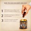 Arabian Oudh Diffuser Oil Set by Dukhni | 3x10ml Oud Essential Oil for Home view 4