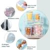 150-pack 5.9 x 8.7 Stand Up Mylar Bags with Clear Window Holographic Resealable Foil Pouches for Food Storage Smell Proof Edible Packaging Bag for Small Business, Small Holographic Bag Bulk view 4