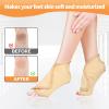 Castor Oil Pack, Reusable Castor Oil Packs Kit Adjustable Elastic Castor Oil Cloth Safe Organic German Cotton Plus Size for Belly, Waist, Back, Neck and Joint Care (Feet Pack) view 3