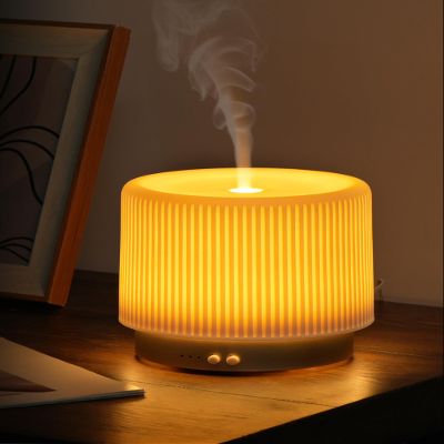 280ml Ceramic Essential Oil Diffuser,Ultrasonic Cool Mist Decorative Aromatherapy Diffuser with Auto Shut-Off,Quiet Operation,3 Timer Settings for Large Rooms,Home,Office,SPA,Yoga & Bedroom