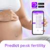 Premom Quantitative Ovulation Predictor Kit: 25 Ovulation Test Strips + 5 Pregnancy Test Strips Combo, with Smart Digital Ovulation Reader App - Accurate Numerical LH Tests view 2