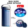 LengKe 48H Insulin Cooler Travel Case,TSA Approved Insulin Pen CoolerTravel Bottle for Insulin Pens and Diabetic Supplies, Insulina Medication Cooler Bottle Diabetes Storage Vial (Navy Blue) view 3
