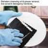 BTCOWZRV Reusable Dishcloth Absorbent Washable Cleaning Cloth Zombie Hand Dark Halloween Dish Towel Non-Scratch Dish Rag for Kitchen Cleaning Washing Or Drying Dishes 11.8x11.8 in view 2