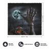 BTCOWZRV Reusable Dishcloth Absorbent Washable Cleaning Cloth Zombie Hand Dark Halloween Dish Towel Non-Scratch Dish Rag for Kitchen Cleaning Washing Or Drying Dishes 11.8x11.8 in view 3