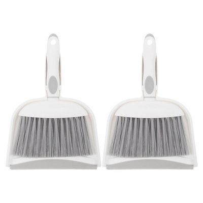 ABOOFAN 1 Set Mini Broom Dustpan Multi-Function Whisk Broom Small Broom and Dustpan Mini Broom and Dustpan Whisk Brooms Small Sweeping Countertop Brush Detail Car Detailing Keyboard Pp
