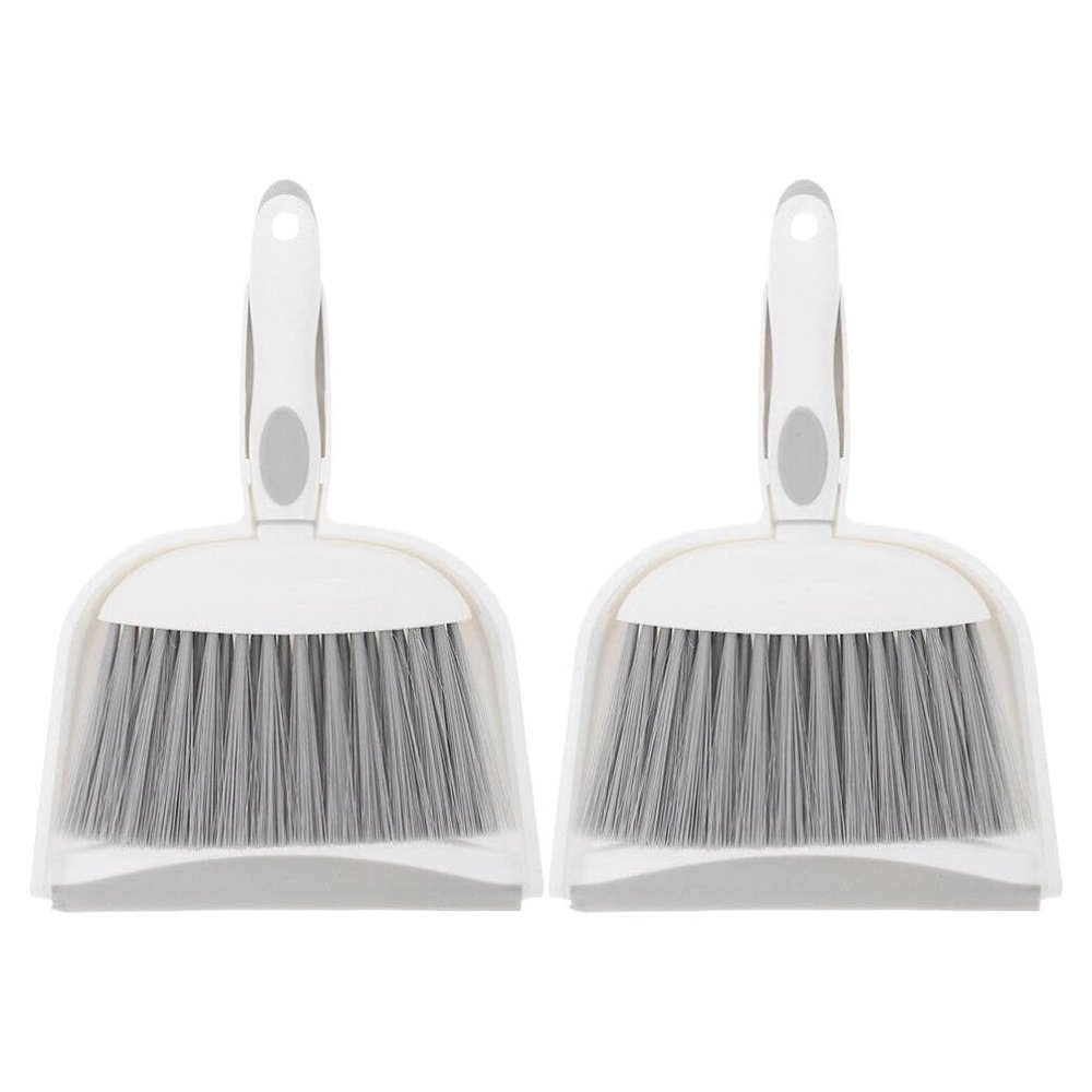 ABOOFAN 1 Set Mini Broom Dustpan Multi-Function Whisk Broom Small Broom and Dustpan Mini Broom and Dustpan Whisk Brooms Small Sweeping Countertop Brush Detail Car Detailing Keyboard Pp